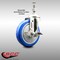 Service Caster 5 Inch 316SS Blue Polyurethane Swivel 12mm Threaded Stem Caster with Brake SCC-SS316TS20S514-PPUBBLUE-TLB-M1215 - alternate 3